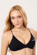 Top Contour Twist  | preto