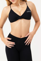 Top Contour Twist  | preto