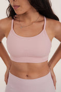 top reto fitness alças cruzadas esportivo, athlesuire, activewear, seamless/sem costura, sustenção media alta,
 na cor rosa
